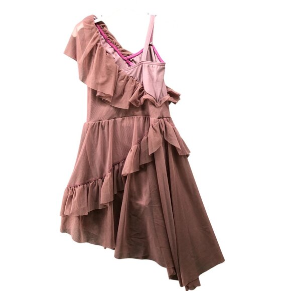 A Wish Come True Leotard Dress Girls IMC Child Pink Ruffle Chiffon Ballet - Picture 2 of 8